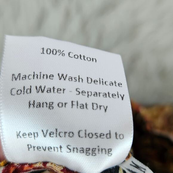 Shoulder Shirts Women’s Post Surgery Adaptive Blouse Medium Paisley Easy Wear - Picture 8 of 10